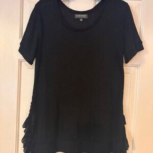 Lord & Taylor Context Black Blouse, SZ MD